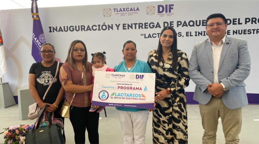 Recibe Universidad Tecnológica de Tlaxcala paquete del programa “Lactarios, el inicio de nuestras vidas”